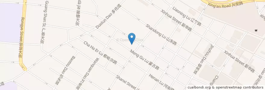 Mapa de ubicacion de Tianjin No. 19 Middle School en China, Tianjin, Hebei, Heping District.
