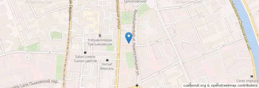 Mapa de ubicacion de Марукамэ en Rusland, Centraal Federaal District, Moskou, Центральный Административный Округ, Район Замоскворечье.