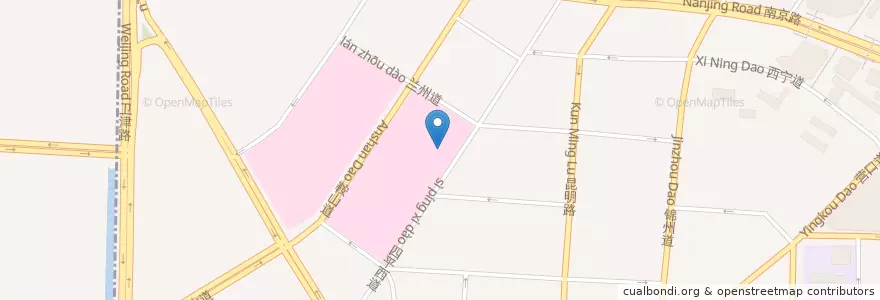 Mapa de ubicacion de Tianjin Medical Univ. General Hospital en China, Tianjin, Hebei, 和平区 (Heping).