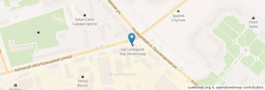 Mapa de ubicacion de бар Ленинград en Rusia, Дальневосточный Федеральный Округ, Магаданская Область, Городской Округ Магадан.