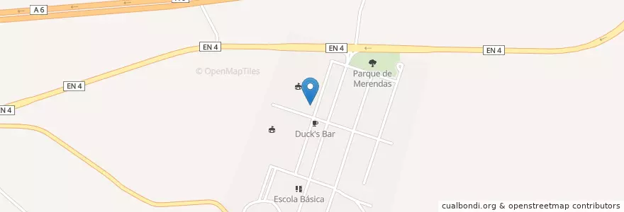 Mapa de ubicacion de Restaurante Confraria "Nabiça" en Portekiz, Alentejo, Alentejo Central, Portalegre, Elvas, Terrugem E Vila Boim.