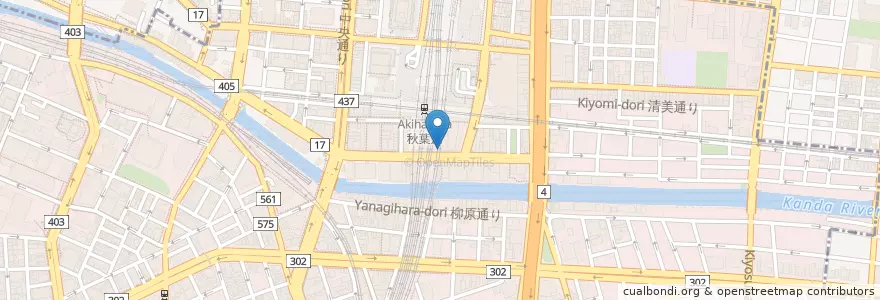 Mapa de ubicacion de 矢まと en 日本, 東京都, 千代田区.