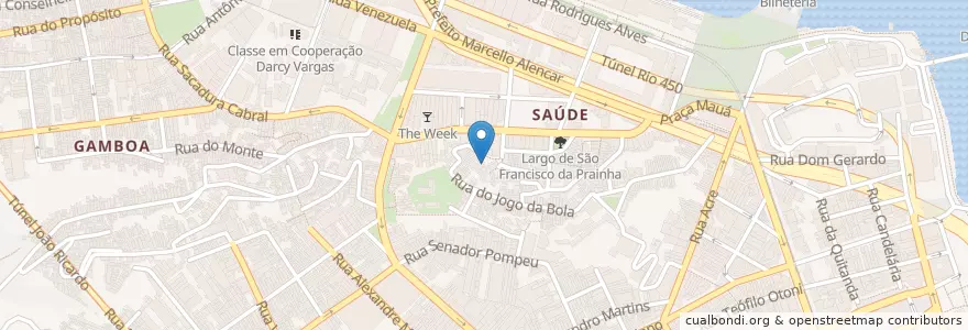 Mapa de ubicacion de Bar Bodega do Sal en 브라질, 남동지방, 리우데자네이루, Região Geográfica Imediata Do Rio De Janeiro, Região Geográfica Intermediária Do Rio De Janeiro.