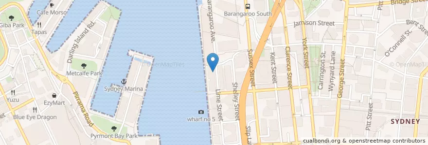Mapa de ubicacion de The Loft en Australia, New South Wales, Sydney.