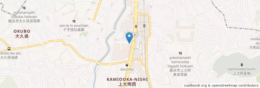 Mapa de ubicacion de カラオケ JOYSOUND en ژاپن, 神奈川県, 横浜市, 港南区.