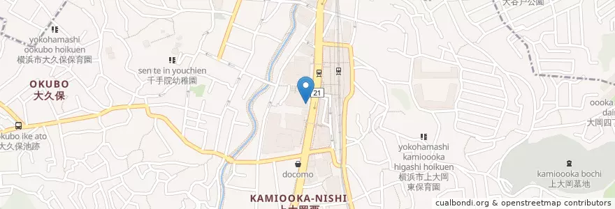 Mapa de ubicacion de みずほ銀行ATM en ژاپن, 神奈川県, 横浜市, 港南区.