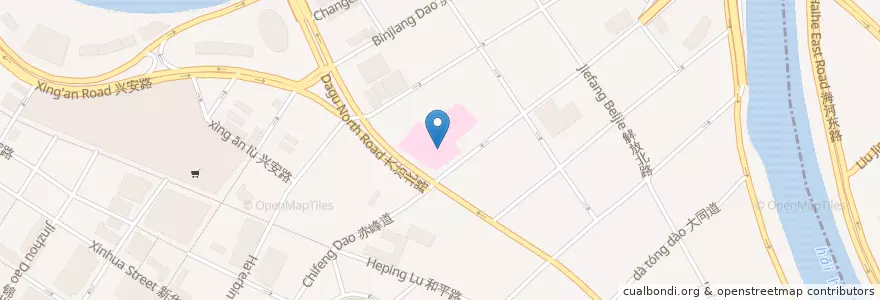 Mapa de ubicacion de Tianjin Hospital for Stomatology en 中国, 天津市, 河北省.
