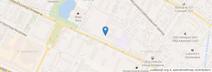 Mapa de ubicacion de Стоматологическая поликлиника №8 en ロシア, 中央連邦管区, モスクワ, Северный Административный Округ, Район Аэропорт.