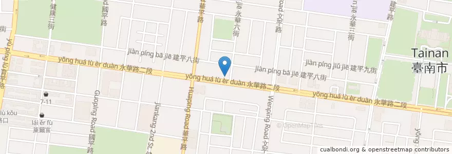Mapa de ubicacion de 寶日式涮涮鍋 en Taiwan, Tainan, Anping District.