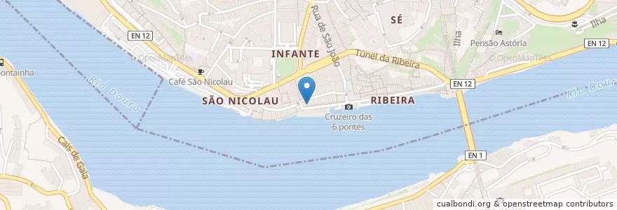 Mapa de ubicacion de Consulado da Colômbia en Portugal, Norte, Porto, Área Metropolitana Do Porto, Porto, Vila Nova De Gaia, Santa Marinha E São Pedro Da Afurada.