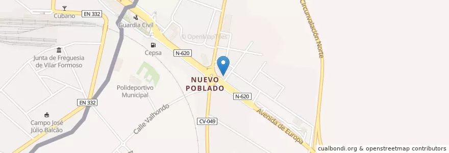Mapa de ubicacion de BBVA en España, Castilla Y León, Salamanca, Comarca De Ciudad Rodrigo, Fuentes De Oñoro.