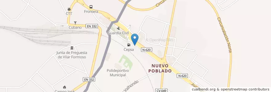 Mapa de ubicacion de Banco Santander en ポルトガル, Centro, Guarda, Beira Interior Norte, Almeida.