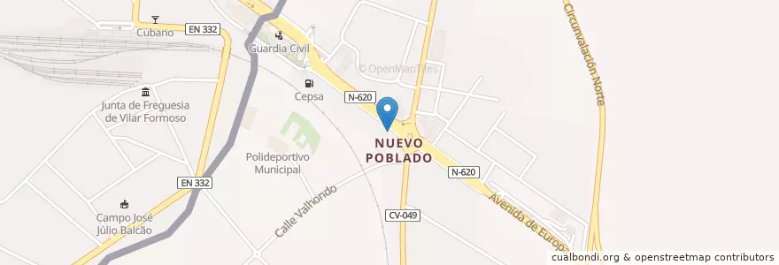 Mapa de ubicacion de Ldo. José Cuadrado Sánchez en Espanha, Castela E Leão, Salamanca, Comarca De Ciudad Rodrigo, Fuentes De Oñoro.