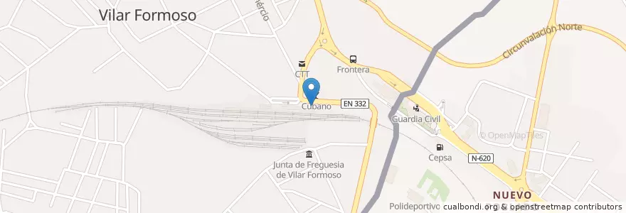 Mapa de ubicacion de Montecarlo en Portogallo, Centro, Guarda, Beira Interior Norte, Almeida.