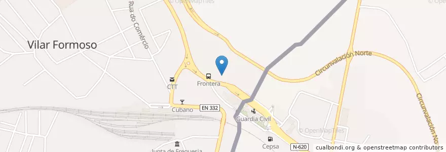 Mapa de ubicacion de Sical en Portugal, Centre, Guarda, Beira Interior Norte, Almeida.