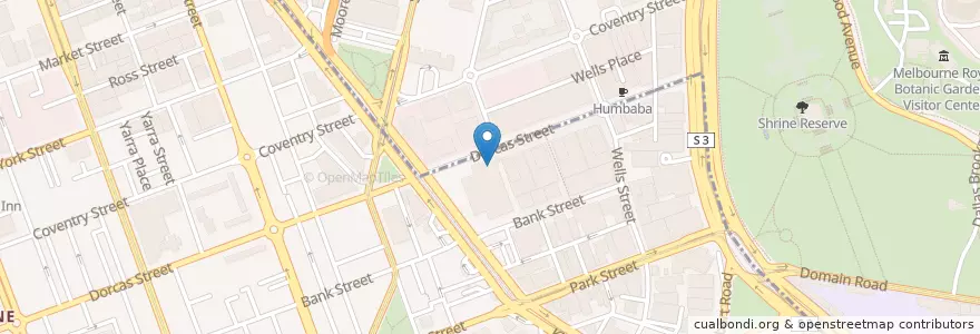 Mapa de ubicacion de Smooth E en Australia, Victoria, City Of Port Phillip.
