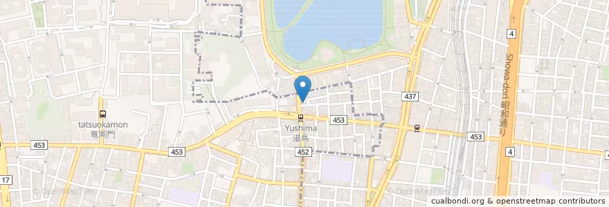 Mapa de ubicacion de ライタイ en Japonya, 東京都, 台東区.
