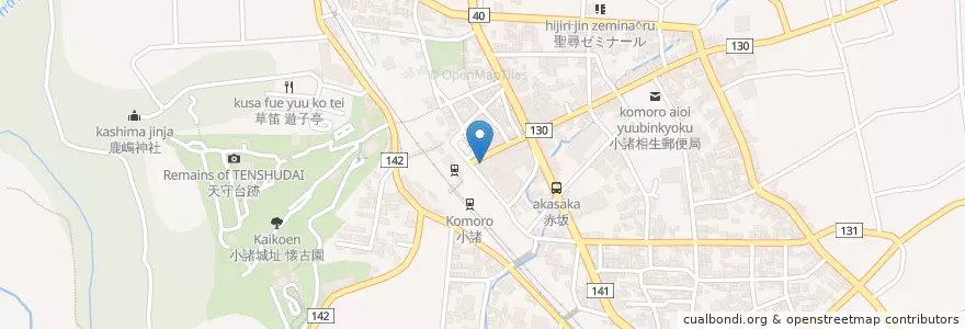Mapa de ubicacion de 寿徳庵 en Japan, Nagano Prefecture, Komoro.