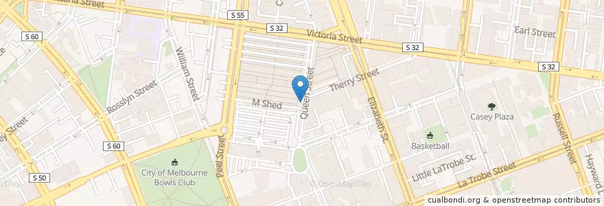 Mapa de ubicacion de Car Park Pay Station en 오스트레일리아, Victoria, City Of Melbourne.