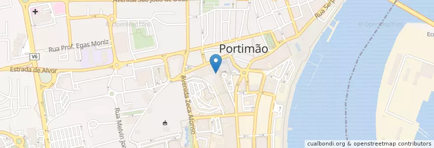 Mapa de ubicacion de Santa Teresinha en Portugal, Algarve, Algarve, Faro, Portimão, Portimão.