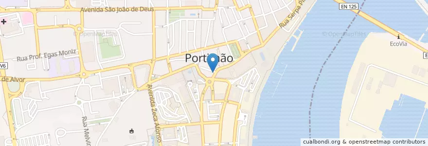 Mapa de ubicacion de Banif - Portimão en 葡萄牙, Algarve, Algarve, Faro, Portimão, Portimão.