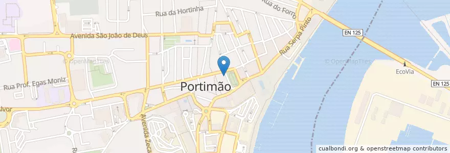 Mapa de ubicacion de Interlíngua en Portugal, Algarve, Algarve, Faro, Portimão, Portimão.