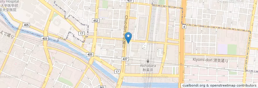 Mapa de ubicacion de MOCO en Japon, Tokyo, 千代田区.