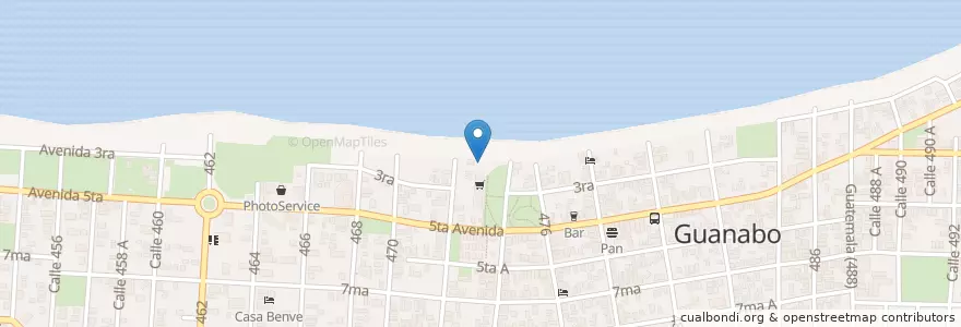 Mapa de ubicacion de Alquiler de Botes en Cuba, La Havane, Habana Del Este.
