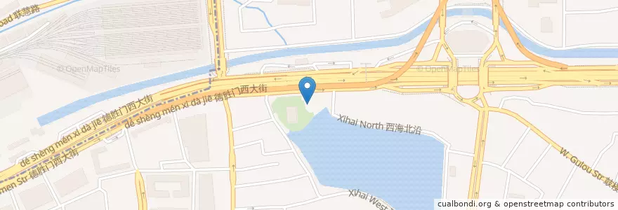 Mapa de ubicacion de 山釜餐厅 Shanfu Restaurant en China, Beijing, Hebei, 西城区.