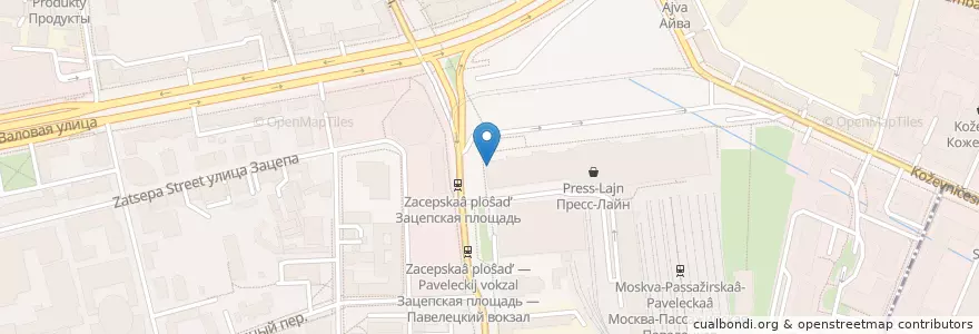 Mapa de ubicacion de IL Патио en Russia, Distretto Federale Centrale, Москва, Центральный Административный Округ, Район Замоскворечье.