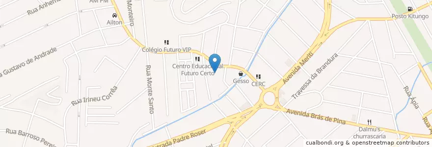 Mapa de ubicacion de Creche Escola Peixinho Sabido en Brasilien, Südosten, Rio De Janeiro, Região Geográfica Imediata Do Rio De Janeiro, Região Metropolitana Do Rio De Janeiro, Região Geográfica Intermediária Do Rio De Janeiro, Rio De Janeiro.
