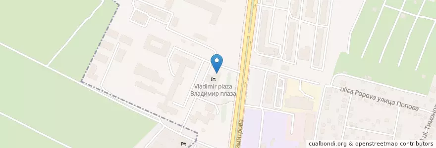 Mapa de ubicacion de Кафе-клуб «Галерея» en Russia, Central Federal District, Bryansk Oblast, Bryansky District, Bryansk, Супоневское Сельское Поселение.