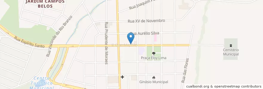 Mapa de ubicacion de Bradesco en Brazil, Southeast Region, São Paulo, Região Metropolitana De Ribeirão Preto, Região Geográfica Intermediária De Ribeirão Preto, Região Imediata De São Joaquim Da Barra-Orlândia, Nuporanga.