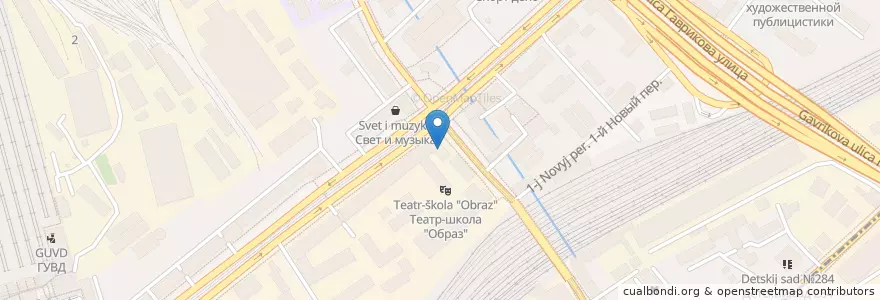 Mapa de ubicacion de Диалог en Rusia, Центральный Федеральный Округ, Москва, Центральный Административный Округ, Красносельский Район.