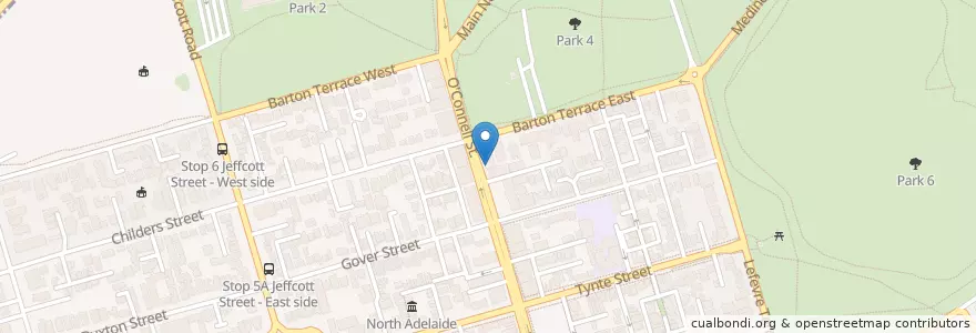 Mapa de ubicacion de Beyond India en 오스트레일리아, South Australia, Adelaide, Adelaide City Council.