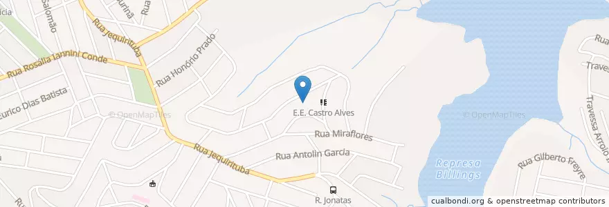 Mapa de ubicacion de E.E. Castro Alves en Brazil, Jihovýchodní Region, São Paulo, Região Geográfica Intermediária De São Paulo, Região Metropolitana De São Paulo, Região Imediata De São Paulo, São Paulo.
