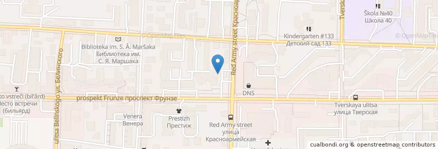 Mapa de ubicacion de People's en Rússia, Distrito Federal Siberiano, Томская Область, Томский Район, Городской Округ Томск.