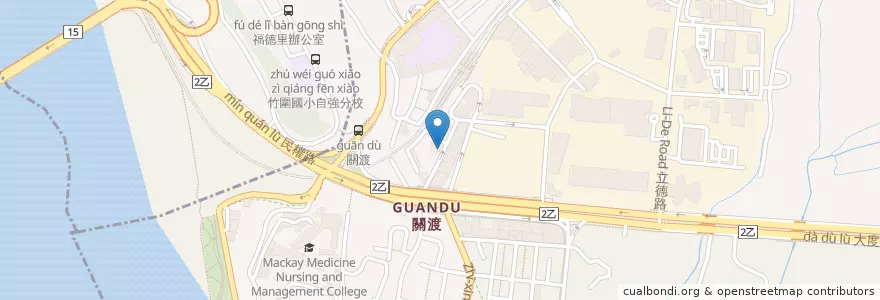 Mapa de ubicacion de 爐鍋咖啡 en Taiwan, Nuova Taipei, Taipei.