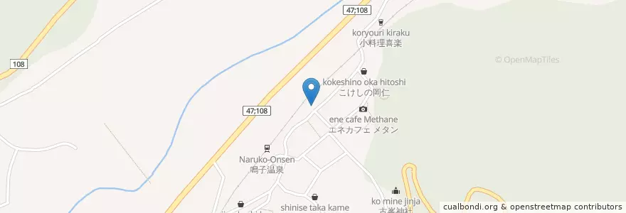 Mapa de ubicacion de 酒処 夢 en 日本, 宫城县, 大崎市.