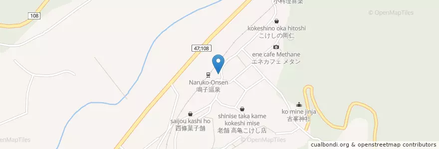 Mapa de ubicacion de えがほ en 日本, 宫城县, 大崎市.