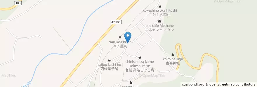 Mapa de ubicacion de コーヒーハウス純 en 日本, 宮城県, 大崎市.