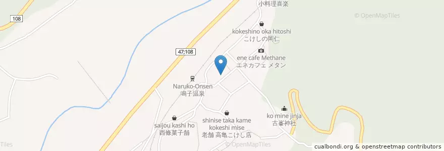 Mapa de ubicacion de ホルモン こんぱ en Japan, Präfektur Miyagi, Ōsaki.