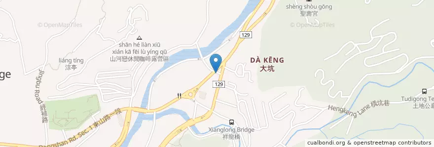 Mapa de ubicacion de 東東芋圓 en Taiwan, Taichung, 北屯區.