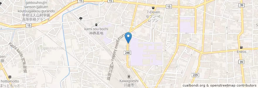 Mapa de ubicacion de 時代屋 en Япония, Сайтама, 川越市.