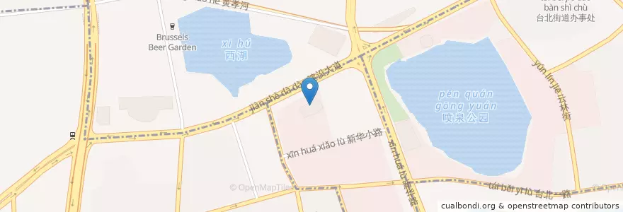 Mapa de ubicacion de French consulate en 中国, 湖北省, 武漢市, 江漢区.