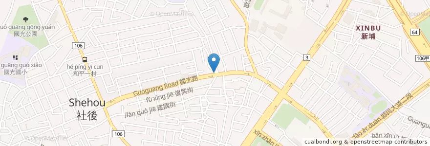 Mapa de ubicacion de 85度c en تايوان, تايبيه الجديدة, 板橋區.