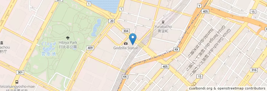 Mapa de ubicacion de わたみん家 en Japan, 東京都, 千代田区.