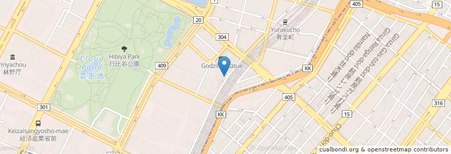 Mapa de ubicacion de スバル医院 en Japan, 東京都, 千代田区.