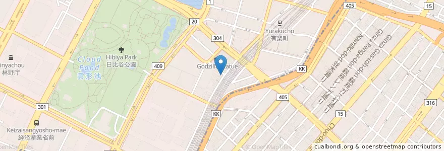 Mapa de ubicacion de ペッパーランチ en Japón, Tokio, Chiyoda.