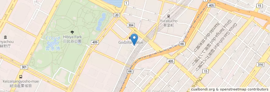 Mapa de ubicacion de 謝謝ラーメン en Giappone, Tokyo, Chiyoda.